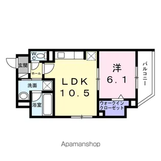 スカイノッツ北赤羽【2階】の間取り