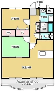 プレジール【1階】の間取り