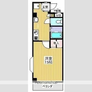 クオーレ前山【2階】の間取り