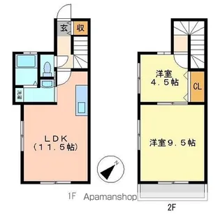 八朔ハウス【1階】の間取り
