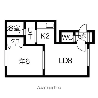 フレグランス【1階】の間取り