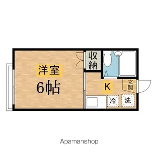 聖蹟ハイム102【102号室】の間取り