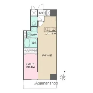 フレア・F【3階】の間取り