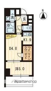 リアライズ瓦町【6階】の間取り