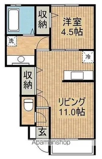 ボナールⅡ【1階】の間取り