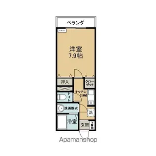 メゾン・ド・K A棟【2-03号室】の間取り