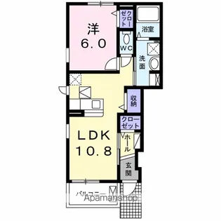 エトワール・K【1階】の間取り