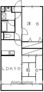 グランシャリオ【2階】の間取り