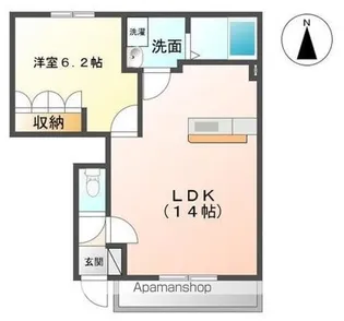 フォルティア C棟【1階】の間取り