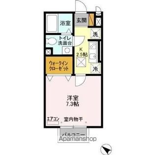 モナリエ稲荷町【1階】の間取り
