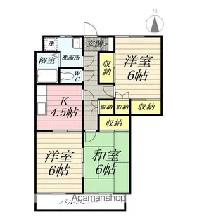 ハイライズ杉山弐番館【2階】の間取り