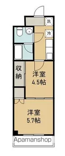 クレールコート【4階】の間取り
