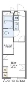 レオパレス久万ノ台【102号室】の間取り