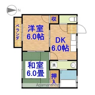エステート1【2階】の間取り