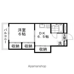 ラ・ブランシュ【3階】の間取り