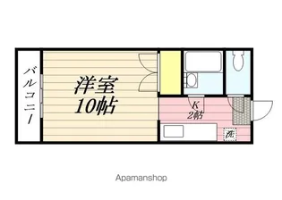 エトランゼ3宮本【3階】の間取り