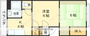 サニーハイツ【2階】の間取り