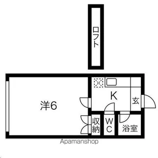 シルバーハイツ泉崎【1階】の間取り