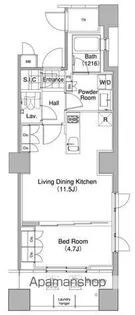 コンフォリア東池袋WEST【2階】の間取り
