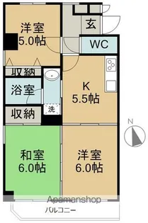 オンディーヌ【4階】の間取り