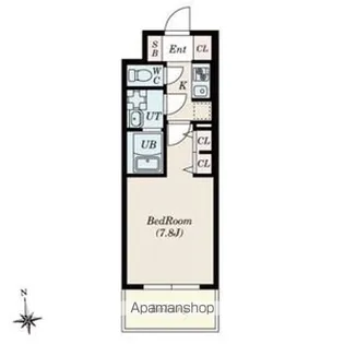 1Kの間取り画像