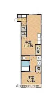 ALTEMEISTERRUKA(アルテマイスタールカ)【1階】の間取り