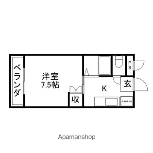 SKマンション【2階】の間取り