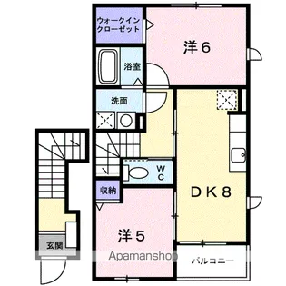 ルラルⅠ【2階】の間取り