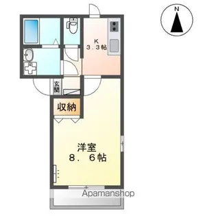 HAUTE COUTURE【2階】の間取り