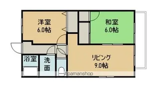 まるたかコーポF【201号室】の間取り