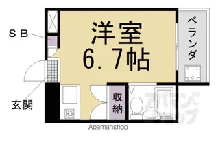ラマプリーヌ桂【30E号室】の間取り