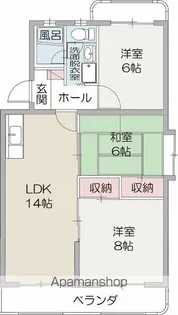 グレイス六番館【3階】の間取り