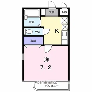 エクレール【3階】の間取り
