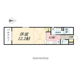 アルファレガロ岡山駅前【301号室】の間取り