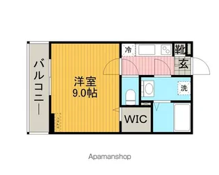 リブリ・シロヤマA【206号室】の間取り