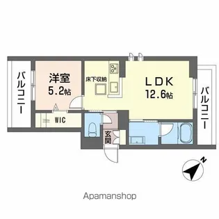 プティ・サーブル【1階】の間取り