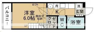 グレイス黒松【102号室】の間取り