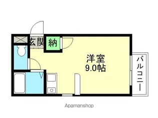 ベルトピア塚口5【203号室】の間取り