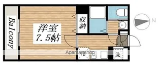 リード桜坂【6階】の間取り