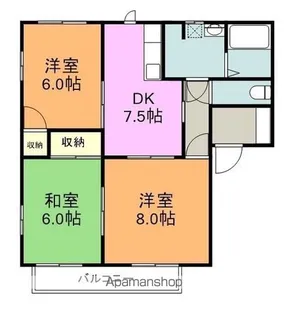 フレグランス鳥羽【102号室】の間取り