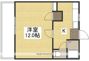 コーポ親和【1階】の間取り