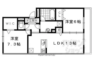 DANRANII【205号室】の間取り