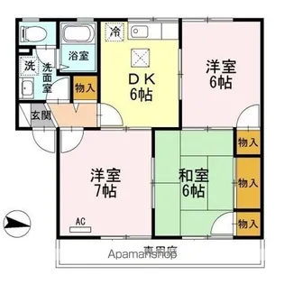 ヴァンヴェール【1階】の間取り