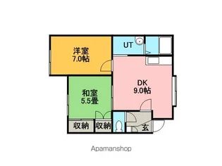 クロスハイツ【202号室】の間取り