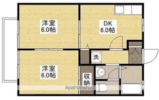 ビーライン日吉台 A【1階】の間取り