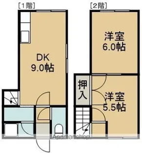 コーポHERO亀田港【A号室】の間取り