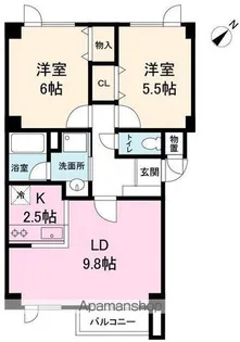 ディア・カリンバA【103号室】の間取り