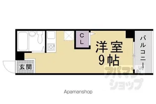 ロイヤルパレス祇園【103号室】の間取り