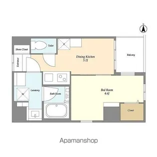 グランカーサ王子Ⅲ【7階】の間取り
