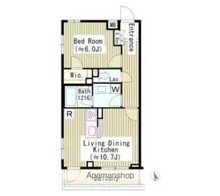 プラムガーデン関根【2階】の間取り